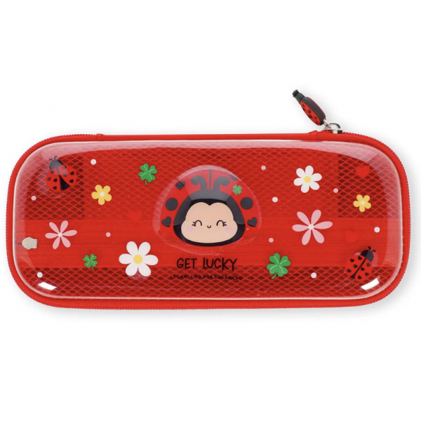 Trousse transparente rigide - Ladybug
