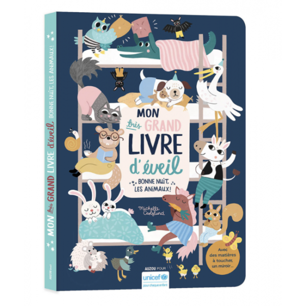 Mon très grand livre d'éveil - Bonne nuit les animaux