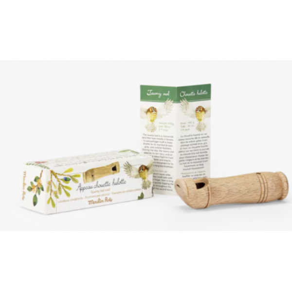 Appeau en bois - Chouette hulotte - Le jardin du Moulin