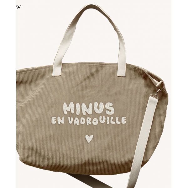 Sac XL velours - Minus