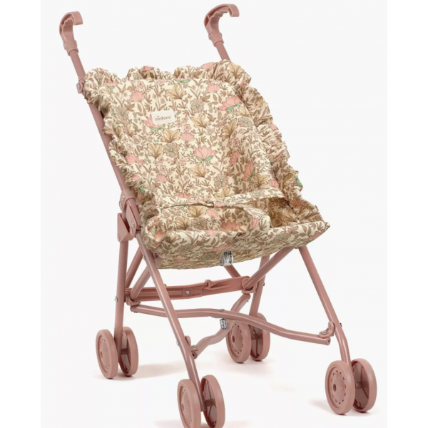 Poussette à volants - Indienne rosée