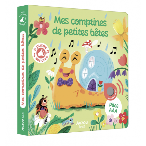 Livre musical - Mes comptines de petites bêtes
