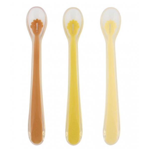 Lot de 3 cuillères d'alimentation - Mr Lion