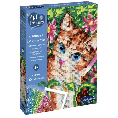 Canevas à diamanter - Chaton