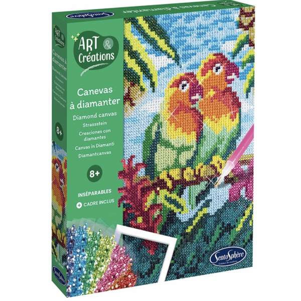 Canevas à diamanter - Inseparables