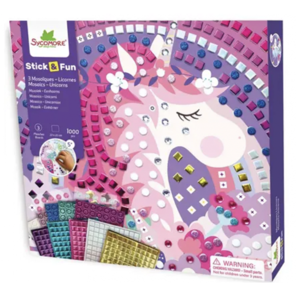 Stick'N Fun - S - Mosaiques - Licornes