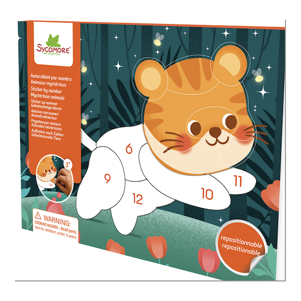 Pockets - Autocollant par numero - Animaux mystérieux