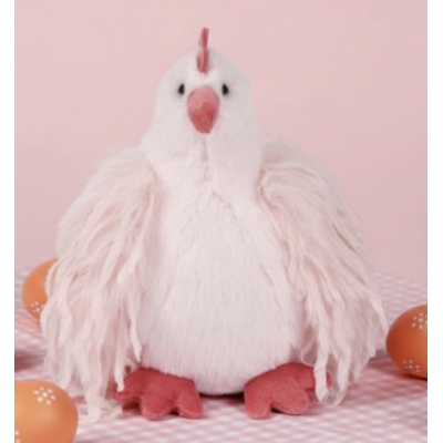 Peluche - Poule rose