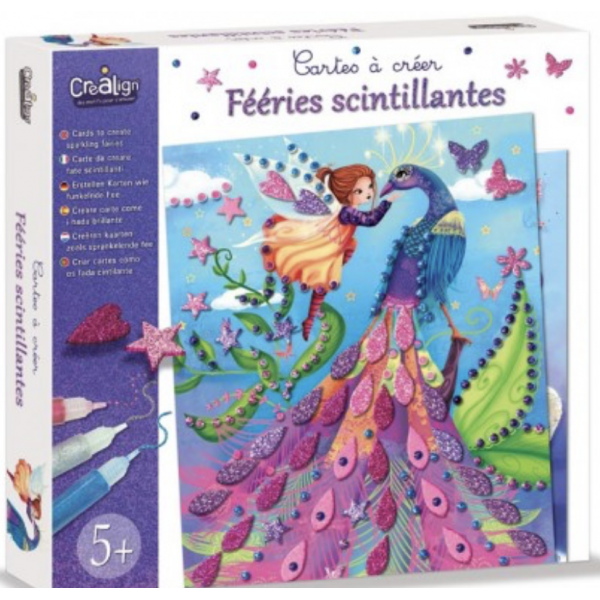 Cartes à créer - Féerie scintillantes