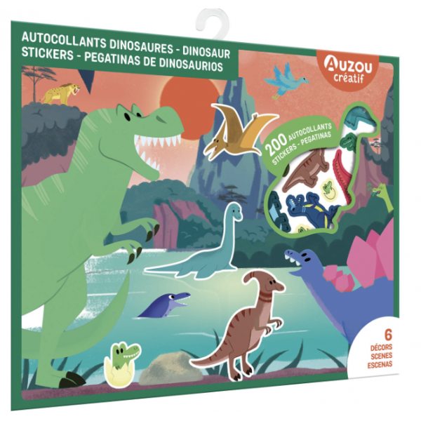 Ma Pochette d'artiste - Autocollants Dinosaures