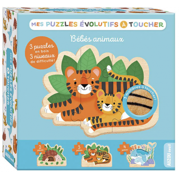 Puzzles évolutifs à toucher