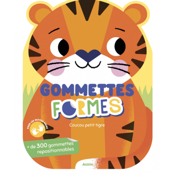 Coucou petit tigre - Gommettes formes