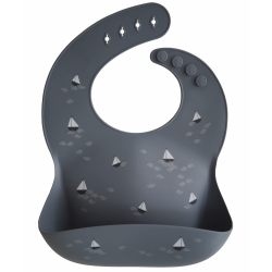 Bavoir en silicone - Bâteaux