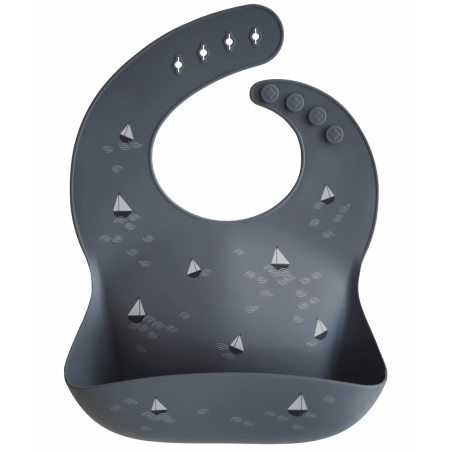 Bavoir en silicone - Bâteaux