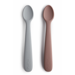 Cuillères en silicone - Mauve