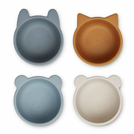 Malene silicone Bowls - Whale Blue