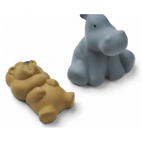 Jouets bain - Vikky Hippo Bleu et Lion