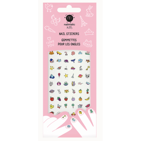 Stickers pour ongles - Happy