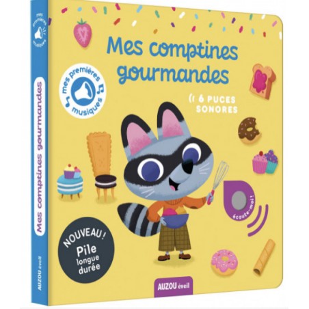 Livre musical - Mes comptines gourmandes